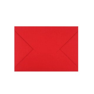 Kuvert zum Selbstfalten, C6, 114 x 162 mm, Rot, Karton 300 g/m²