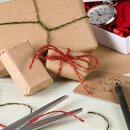 Gift wrapping paper, kraft paper, natural, unprinted, smooth - 1 roll 0.70 x 10 m
