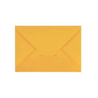 Envelope to fold, C6, 114 x 162 mm, premium cardboard 300 g/m², yellow
