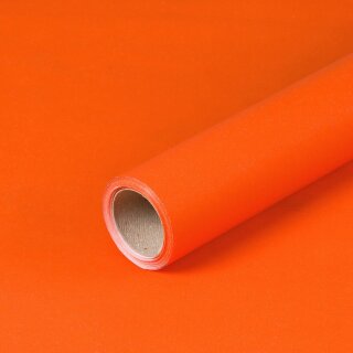 Geschenkpapier Orange 0,70 x 10 m, Recyclingpapier -...