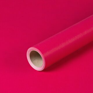 Gift wrapping paper Fuchsia 0.70 x 10 m, recycled paper - Birthday & Christmas