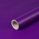 Gift wrapping paper, purple, single colour, recycled paper, smooth, 0.70 x 10 m