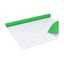 Gift wrapping paper, green, plain, recycled paper, smooth, 0.70 x 10 m