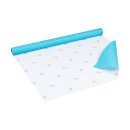 Gift wrapping paper cyan 0.70 x 10 m, recycled paper &ndash; Birthday &amp; Christmas