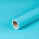 Gift wrapping paper, light blue, single colour, recycled paper, smooth, roll 0.70 x 10 m