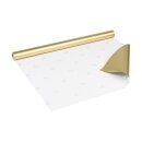 Geschenkpapier Gold 0,70 x 10 m, Recyclingpapier - Geburtstag &amp; Weihnachten