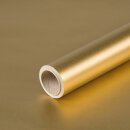 Gift wrapping paper, gold, single color, recycled paper, smooth - 1 roll 0,70 x 10 m