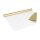 Geschenkpapier Gold 0,70 x 10 m, Recyclingpapier - Geburtstag & Weihnachten