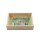 Holzbox, 155 x 112 x 25 mm, A6-Format, mit Schiebedeckel, Holzschachtel, Birke, unbehandelt
