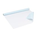 Geschenkpapier Hellblau m. weißen Herzen, Geburtstagpapier, 0,7 x 10 m
