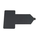 Faltschachtel "Mailer", 125 x 125 x 15 mm, Schwarz, Recyclingkarton - 10er Pack
