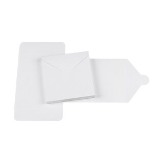 White folding box Mailer 125, 125 x 125 x 15 mm, recycled...
