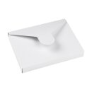 Folding Box "Mailer C6", 16.2 x 11.4 x 2 cm, White, Recycled Cardboard - Pack of 10