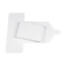 White folding box "Mailer C6", 162 x 114 x 20 mm, recycled cardboard - 10 pcs/pack
