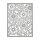 Karton mit ausgestanztem Spitzenmuster, A6,  24 Blatt, Weiß, Grau, Schwarz, Natur
