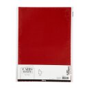 Vellum paper  red, pack of 10 sheets A4, 100 g/m²