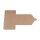 Faltschachtel "Mailer 125", 125 x 125 x 15 mm, Braun, Kraftkarton - 10er Set