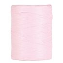 Raffia decorative ribbon, light pink, 8 mm x 100 m, gift ribbon, paper ribbon light rose