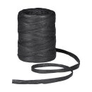 Raffia Papierband Schwarz 8 mm x 100 m &ndash; Geschenkband