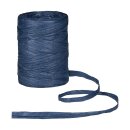 Raffia Papierband Dunkelblau 8 mm x 100 m &ndash; Geschenkband