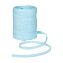 Raffia decorative ribbon, light blue, 8 mm x 100 m, gift ribbon, paper ribbon