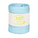 Raffia decorative ribbon, light blue, 8 mm x 100 m, gift ribbon, paper ribbon