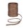 Raffia decorative ribbon, brown, 8 mm x 100 m, gift ribbon, paper ribbon