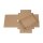 Faltschachtel 16,2 x 22,5 x 2,5 cm, Braun, mit Deckel, Kraftkarton - 10er Set