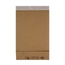 Shipping bag 300 x 430 x 80 mm, sturdy paper bag, brown, kraft paper, peel and seal