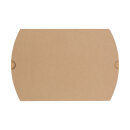 Pillow box, 150 x 155 x 40 mm, kraft cardboard, brown -...