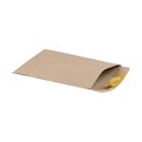 Flat bag 75 x 117 mm, kraft paper 70 g/m², brown,...