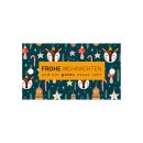 Gift Cards, »Frohe Weihnachten« ,70 x 40 mm,...