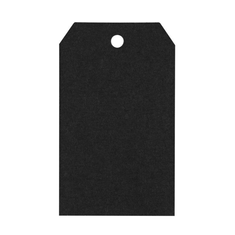 50 black cardboard gift tags, Hang tag 29.02b Order now!, 4,05