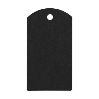 50 black cardboard gift tags, Hang tag 04.01b