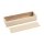 Wooden pencil box 20 x 6 x 3.5 cm, sliding lid, untreated.