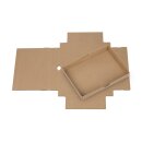 Faltschachtel 16,2 x 22,5 x 2,5 cm, Braun, Deckel, Jade Kraftkarton - 10er Set