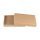 Folding box 13.6 x 19.6 x 2.5 cm, brown, kraft cardboard, with lid - 10 boxes/set