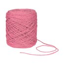 Flax yarn plain pink, 3.5 mm, ca. 470 m linen yarn, 1 kg...