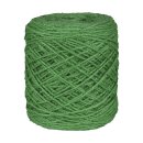 Flax yarn plain green, 3,5 mm, ca. 470 m linen yarn, 1 kg bobbin