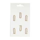 Paper clip ARROW, metal paper clip, 40 x 25 mm - 6 pcs/pck.