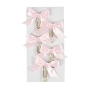 Large paper clips with pink bow, 40 x 70 mm - pack of 5
