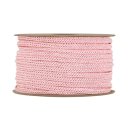 Paper cord, pink 4 mm x 25 m, solid decorative cord