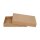 Folding box 10 x 14 x 2.5 cm, Brown, with lid, Jade Kraft cardboard - Set of 10