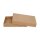 Folding box 10 x 14 x 2.5 cm, brown, with lid, jade kraft cardboard - 10 boxes/set