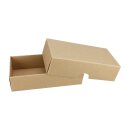 Folding box 5.4 x 10.5 x 2.5 cm, brown, with lid, jade...
