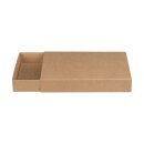 Sliding box, 11.5 x 15.5 x 2.5 cm, brown, kraft cardboard...