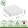 Folding box 8.5 x 8.5 x 2.5 cm, white, with lid, cardboard - set of 10