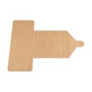Faltschachtel "Mailer C6",16,2 x 11,4 x 2,0 cm, Braun &amp; Wei&szlig;, Karton - 10er Pack