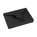 Faltschachtel "Mailer C6", 16,2 x 11,4 x 2,0 cm, Schwarz &amp; Wei&szlig; - 10er Pack