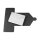 Mailer C6" folding box,16.2 x 11.4 x 2.0 cm, black and white, jade kraft cardboard - 10 boxes/set